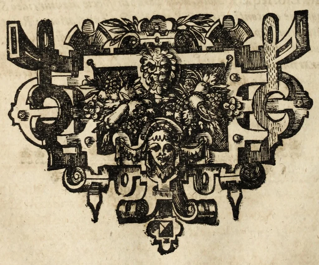 An illustration from Gustavi Seleni Cryptomenytices et cryptographiae libri IX : in quibus & planissima Steganographiae a Johanne Trithemio, abbate Spanheymensi & Herbipolensi, admirandi ingenij viro, magice & aenigmatice olim conscriptae, enodatio traditur : inspersis ubique authoris ac aliorum, non contemnendis inventis, 1624, leaf 324