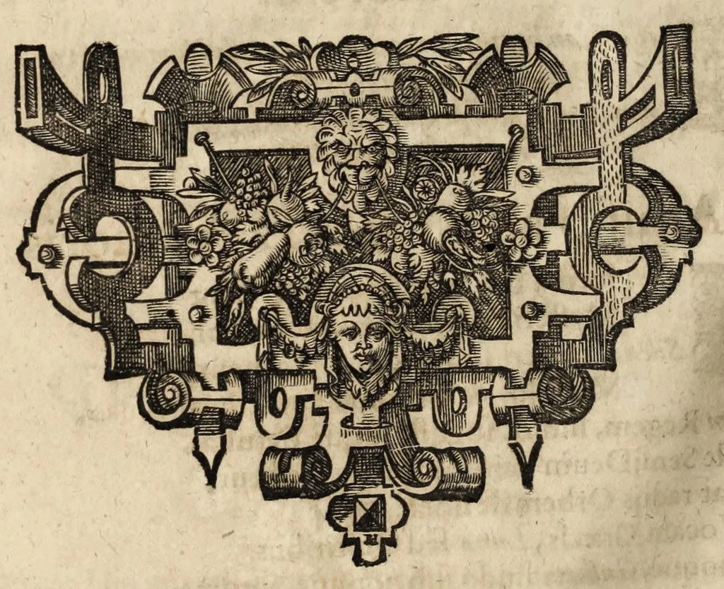 An illustration from Gustavi Seleni Cryptomenytices et cryptographiae libri IX : in quibus & planissima Steganographiae a Johanne Trithemio, abbate Spanheymensi & Herbipolensi, admirandi ingenij viro, magice & aenigmatice olim conscriptae, enodatio traditur : inspersis ubique authoris ac aliorum, non contemnendis inventis, 1624, leaf 36