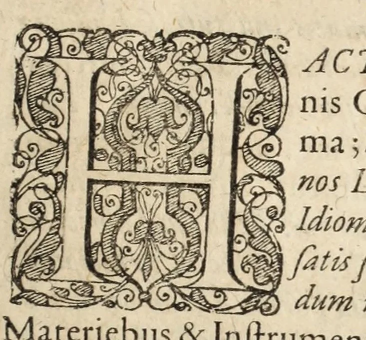 An illustration from Gustavi Seleni Cryptomenytices et cryptographiae libri IX : in quibus & planissima Steganographiae a Johanne Trithemio, abbate Spanheymensi & Herbipolensi, admirandi ingenij viro, magice & aenigmatice olim conscriptae, enodatio traditur : inspersis ubique authoris ac aliorum, non contemnendis inventis, 1624, leaf 443