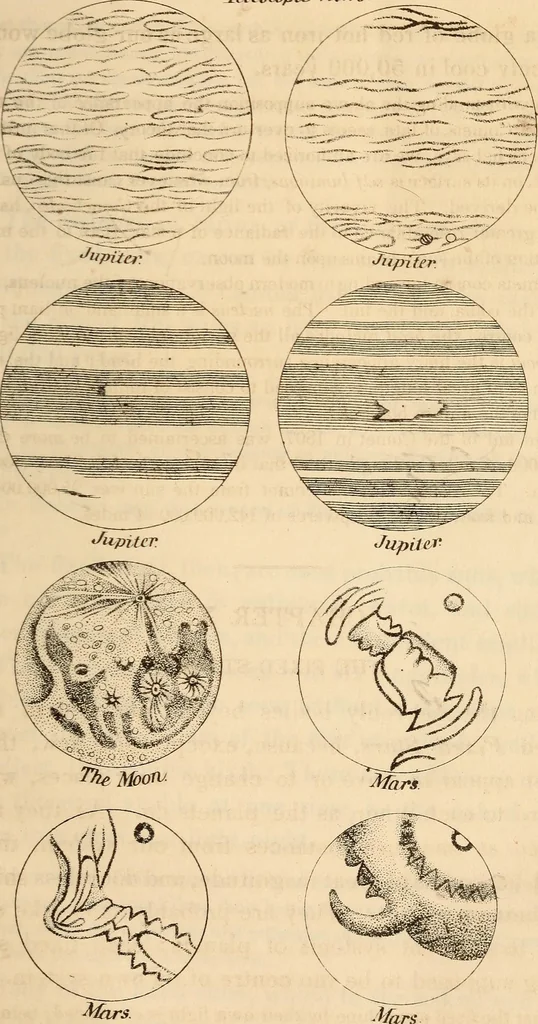 An illustration from Guy's Elements of astronomy : and an abridgment of Keith's New treastise on the use of the globes, 1864, leaf 52