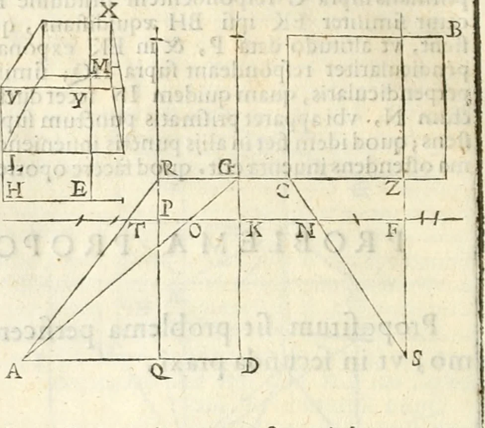 An illustration from Gvidivbaldi è marchionibvs Montis Perspectivae libri sex, 1600, leaf 129