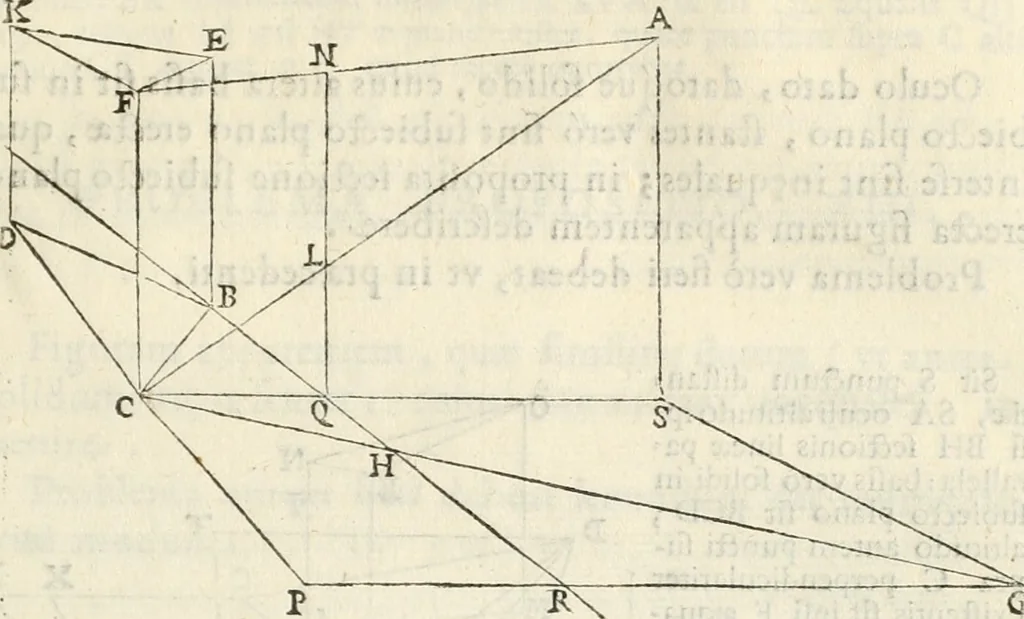 An illustration from Gvidivbaldi è marchionibvs Montis Perspectivae libri sex, 1600, leaf 132