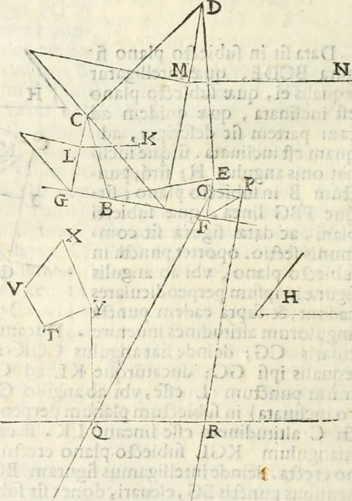 An illustration from Gvidivbaldi è marchionibvs Montis Perspectivae libri sex, 1600, leaf 183