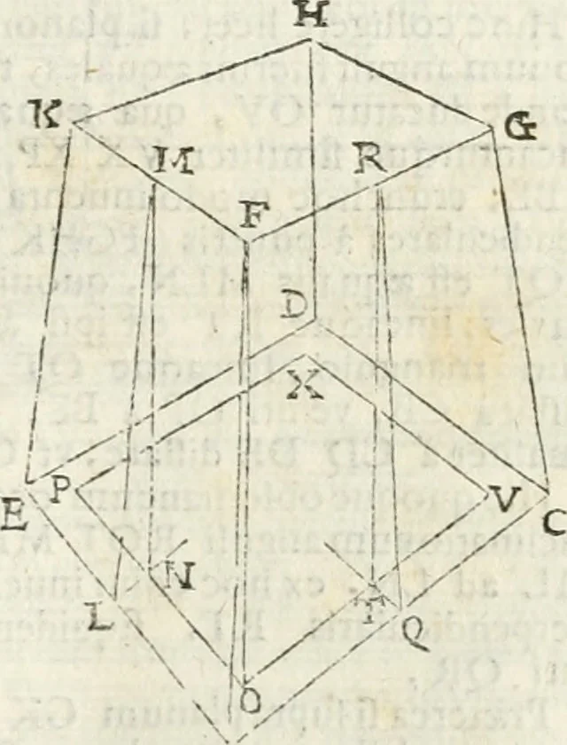 An illustration from Gvidivbaldi è marchionibvs Montis Perspectivae libri sex, 1600, leaf 184