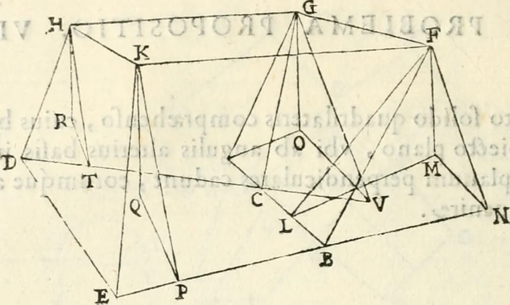 An illustration from Gvidivbaldi è marchionibvs Montis Perspectivae libri sex, 1600, leaf 189
