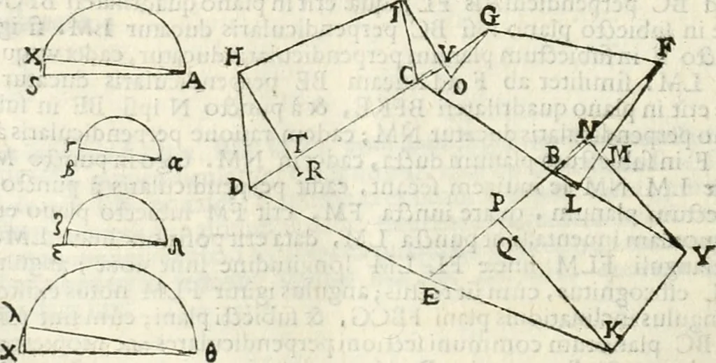 An illustration from Gvidivbaldi è marchionibvs Montis Perspectivae libri sex, 1600, leaf 189