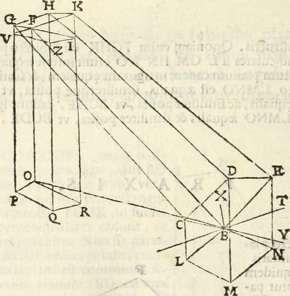 An illustration from Gvidivbaldi è marchionibvs Montis Perspectivae libri sex, 1600, leaf 195