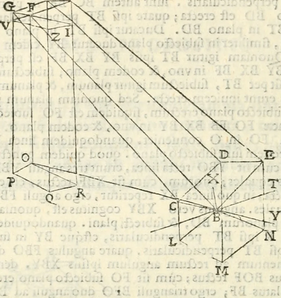 An illustration from Gvidivbaldi è marchionibvs Montis Perspectivae libri sex, 1600, leaf 197