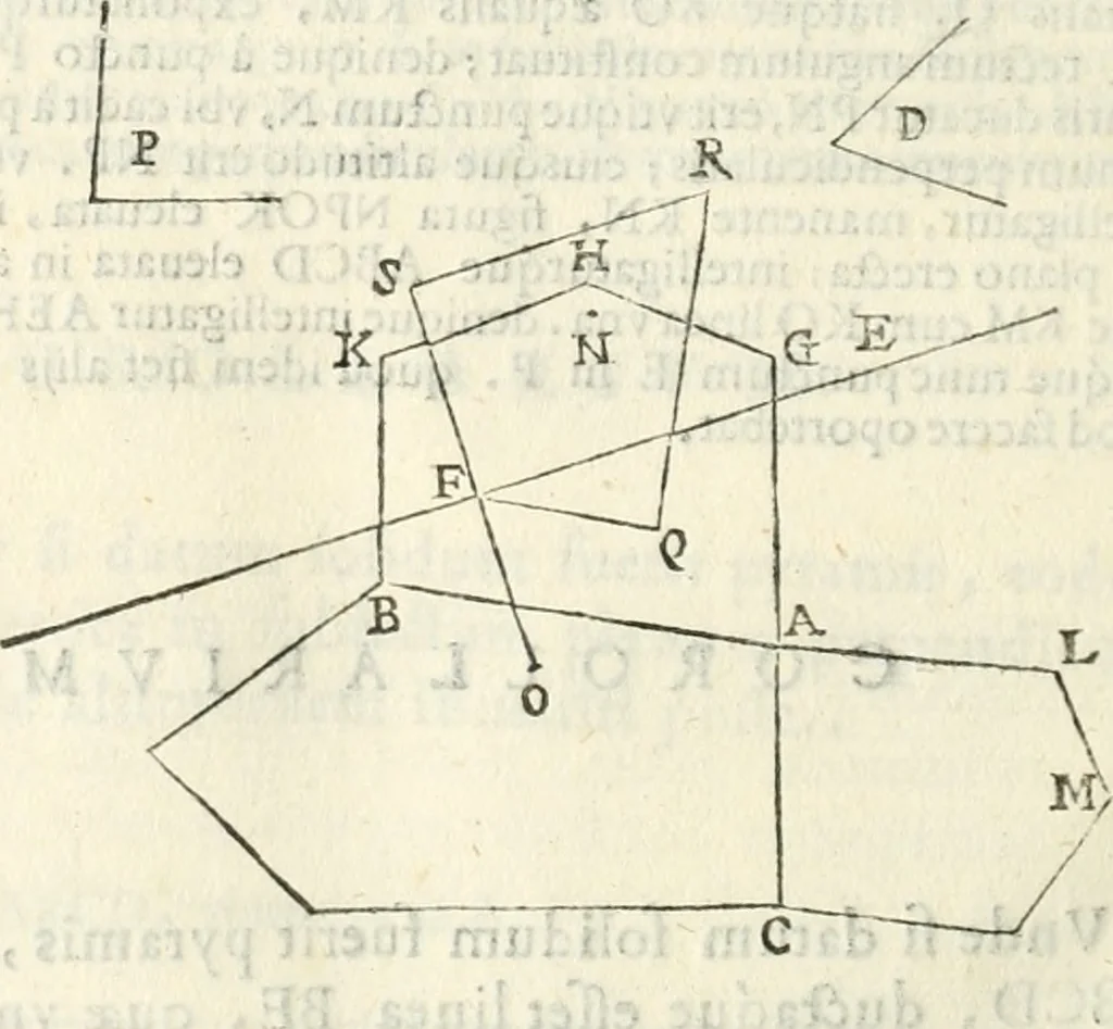 An illustration from Gvidivbaldi è marchionibvs Montis Perspectivae libri sex, 1600, leaf 201