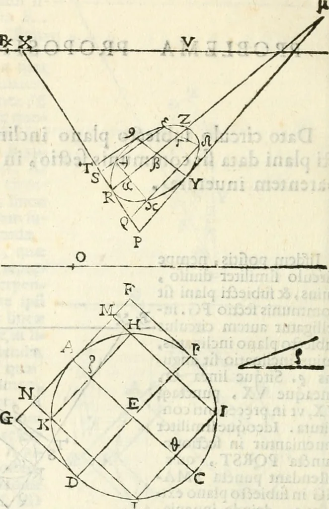 An illustration from Gvidivbaldi è marchionibvs Montis Perspectivae libri sex, 1600, leaf 231
