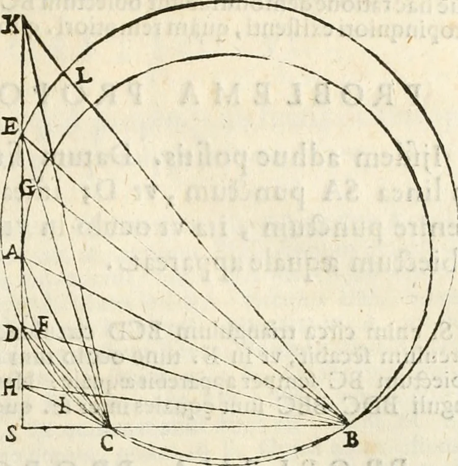 An illustration from Gvidivbaldi è marchionibvs Montis Perspectivae libri sex, 1600, leaf 24