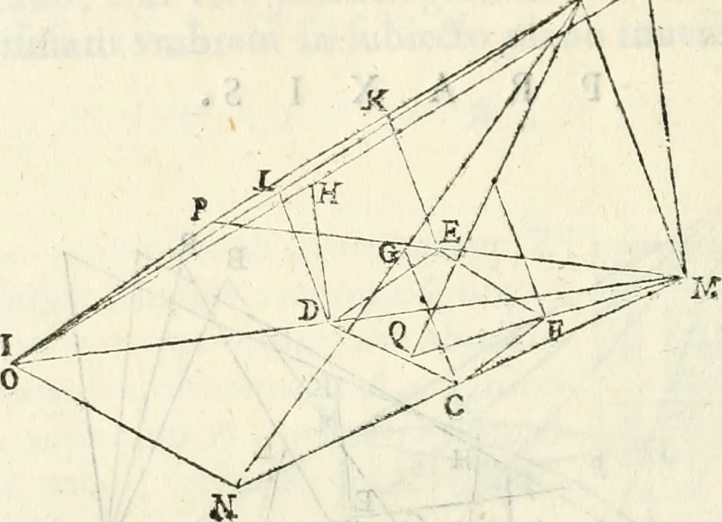 An illustration from Gvidivbaldi è marchionibvs Montis Perspectivae libri sex, 1600, leaf 255