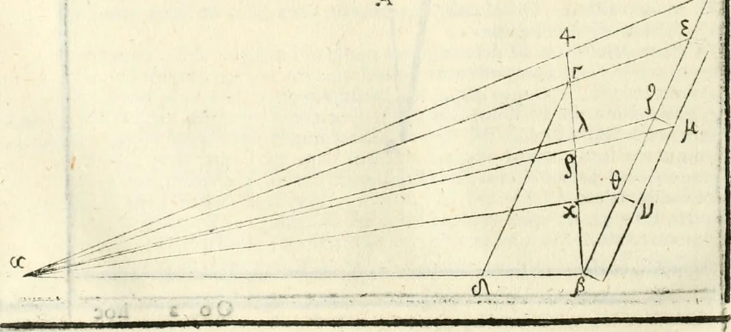 An illustration from Gvidivbaldi è marchionibvs Montis Perspectivae libri sex, 1600, leaf 299