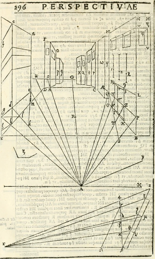 An illustration from Gvidivbaldi è marchionibvs Montis Perspectivae libri sex, 1600, leaf 303
