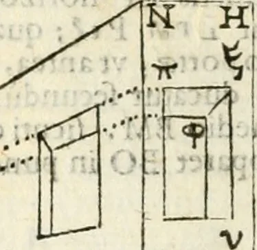 An illustration from Gvidivbaldi è marchionibvs Montis Perspectivae libri sex, 1600, leaf 307