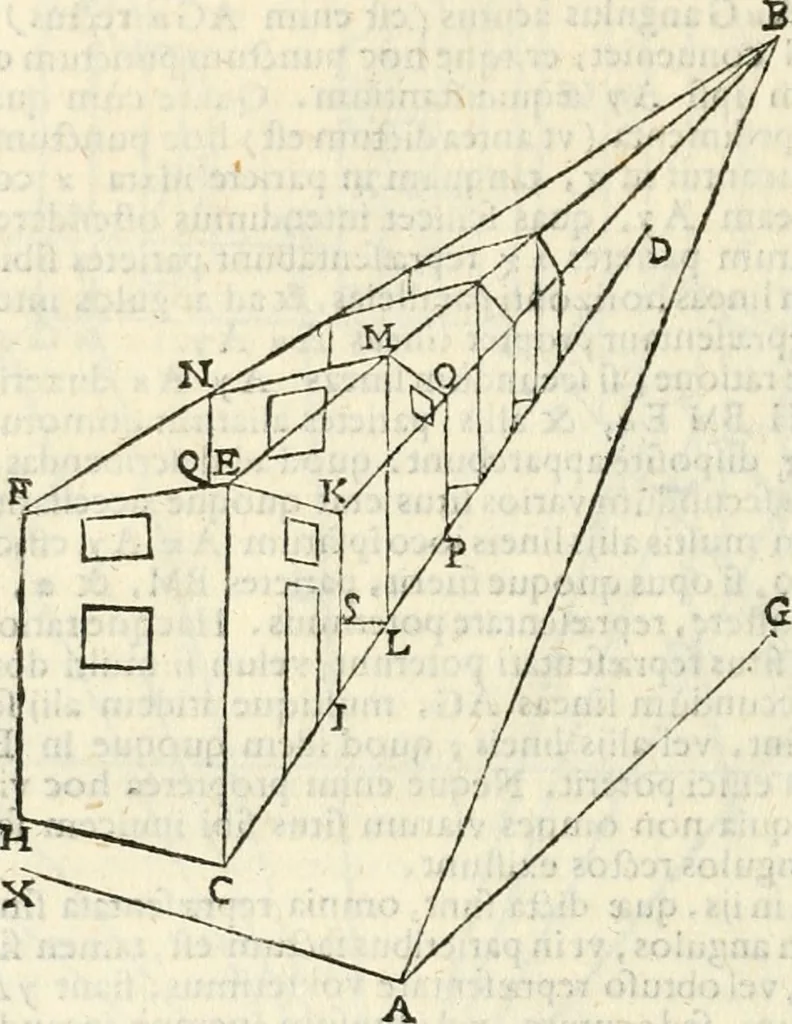 An illustration from Gvidivbaldi è marchionibvs Montis Perspectivae libri sex, 1600, leaf 315