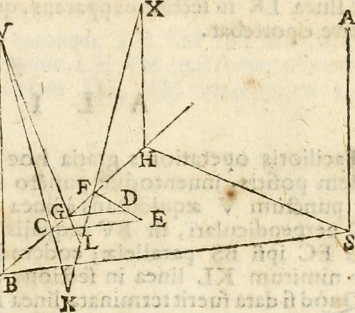 An illustration from Gvidivbaldi è marchionibvs Montis Perspectivae libri sex, 1600, leaf 64