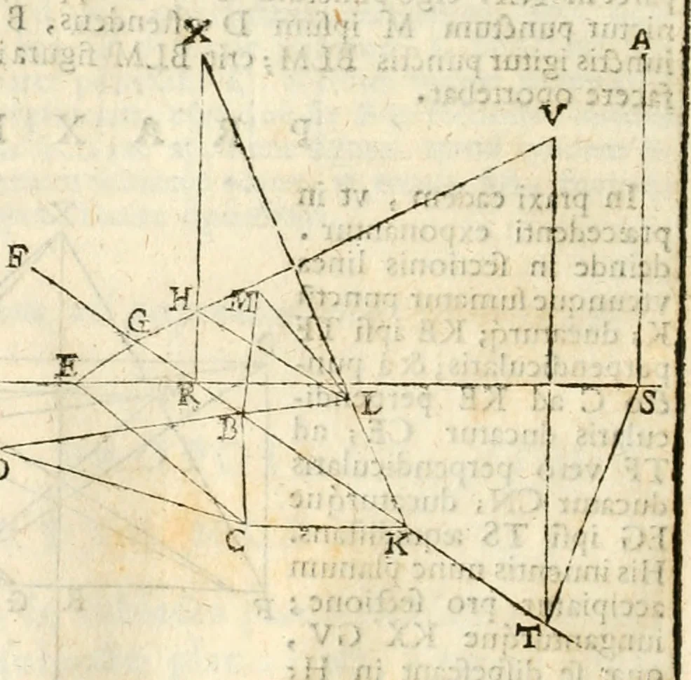 An illustration from Gvidivbaldi è marchionibvs Montis Perspectivae libri sex, 1600, leaf 77