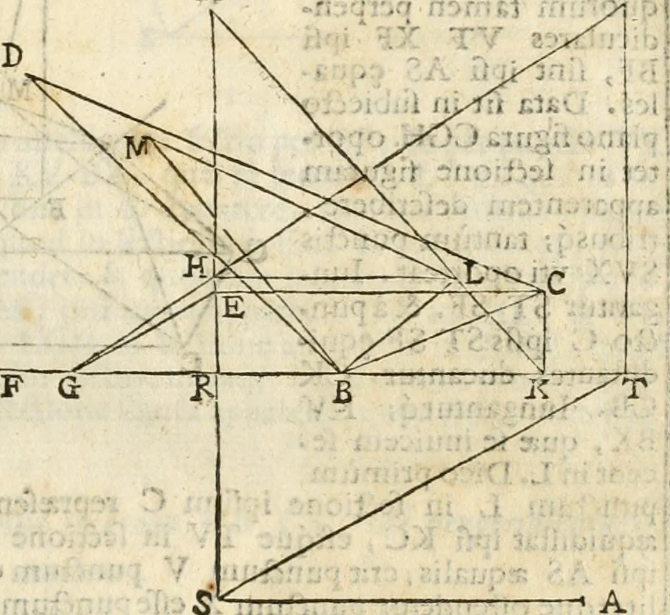 An illustration from Gvidivbaldi è marchionibvs Montis Perspectivae libri sex, 1600, leaf 78