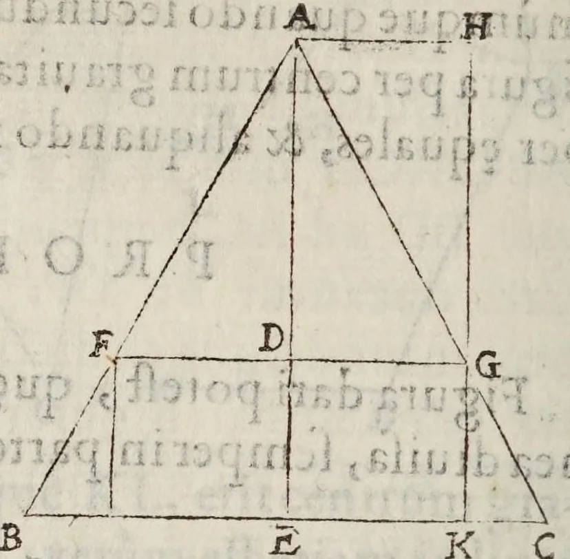 An illustration from Gvidivbaldi è marchionibvs Montis In dvos Archimedis Aeqveponderantivm libros paraphrasis scholijs illustrata, 1588, leaf 122