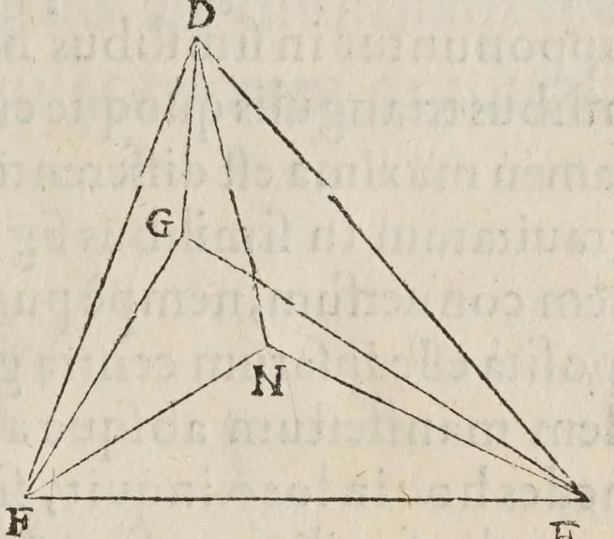 An illustration from Gvidivbaldi è marchionibvs Montis In dvos Archimedis Aeqveponderantivm libros paraphrasis scholijs illustrata, 1588, leaf 95