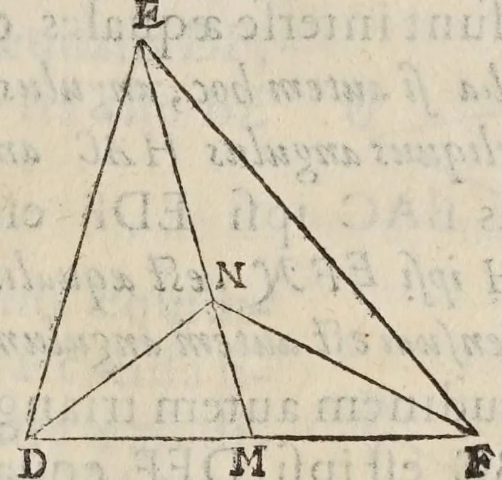 An illustration from Gvidivbaldi è marchionibvs Montis In dvos Archimedis Aeqveponderantivm libros paraphrasis scholijs illustrata, 1588, leaf 97