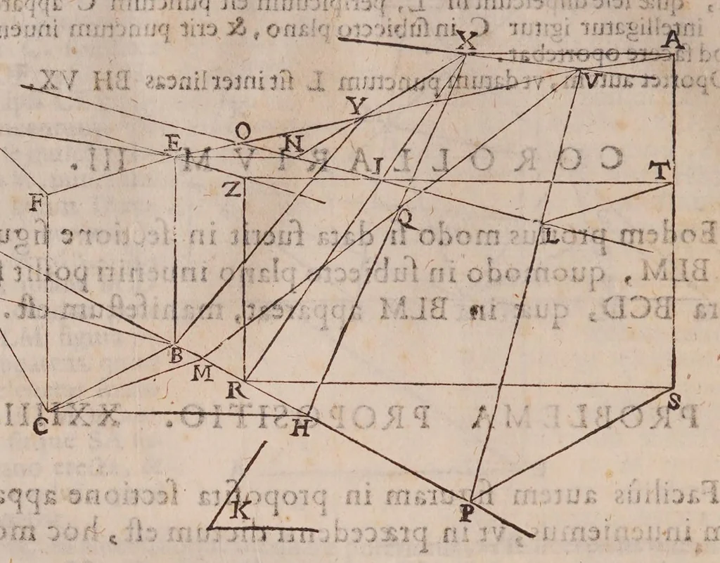 An illustration from Gvidivbaldi è marchionibvs Montis Perspectivae libri sex, 1600, leaf 152