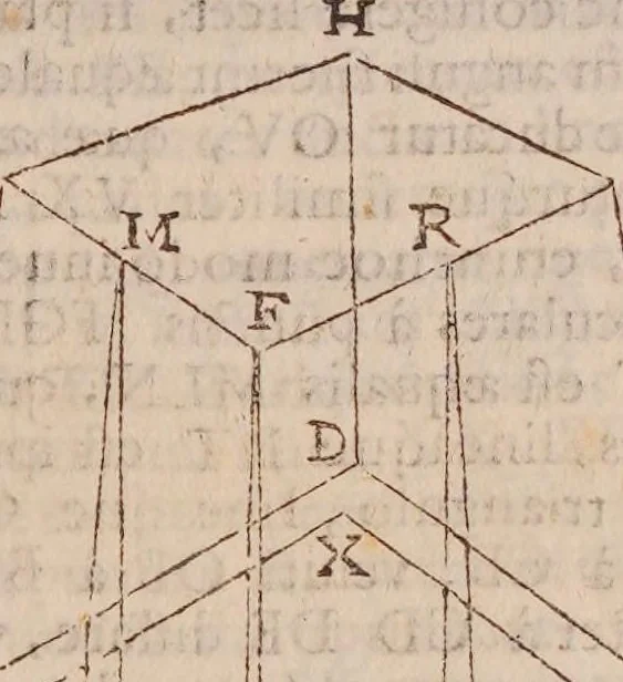 An illustration from Gvidivbaldi è marchionibvs Montis Perspectivae libri sex, 1600, leaf 185