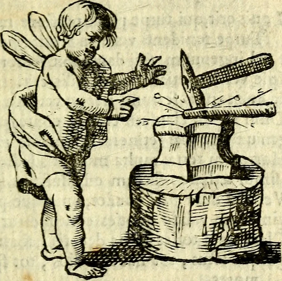 An illustration from Gvilielmi HesI antverpiensis è Societate Iesv Emblemata sacra de fide, spe, charitate, 1636, leaf 340