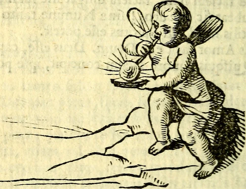 An illustration from Gvilielmi HesI antverpiensis è Societate Iesv Emblemata sacra de fide, spe, charitate, 1636, leaf 351