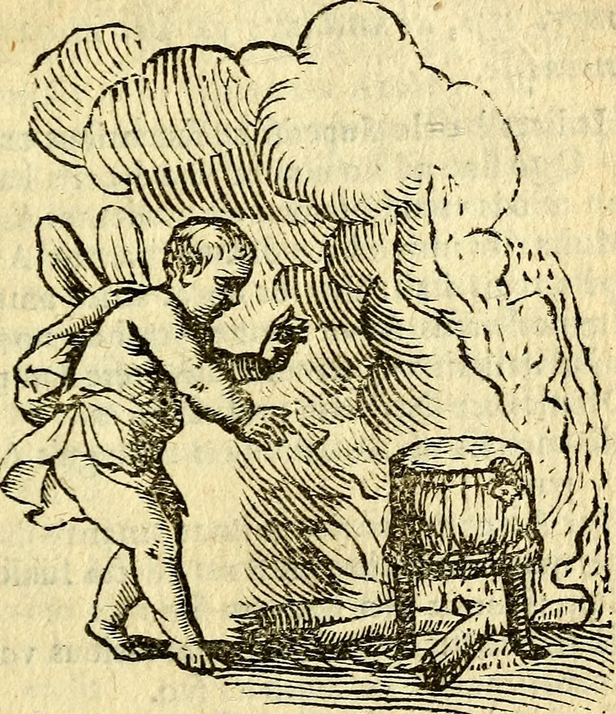 An illustration from Gvilielmi HesI antverpiensis è Societate Iesv Emblemata sacra de fide, spe, charitate, 1636, leaf 382