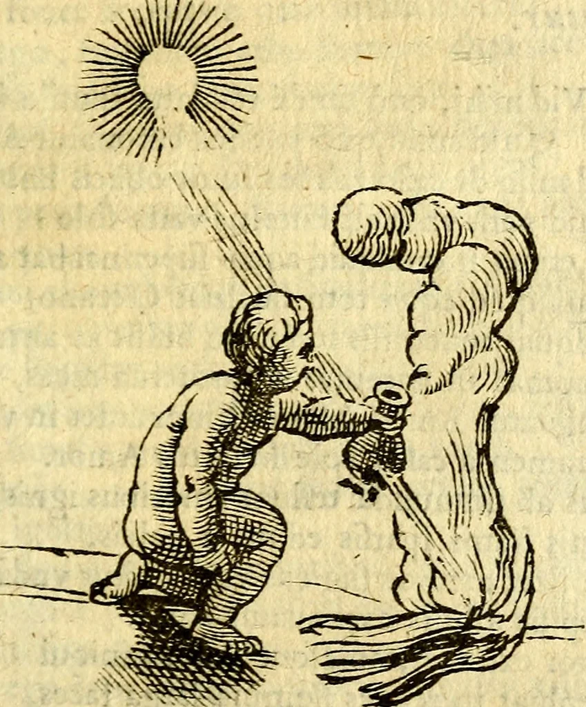 An illustration from Gvilielmi HesI antverpiensis è Societate Iesv Emblemata sacra de fide, spe, charitate, 1636, leaf 396