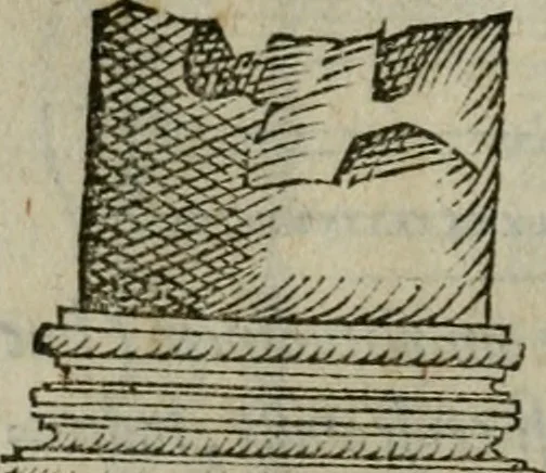 An illustration from Gvlielmi Philandri Castilionii Galli civis Ro. In decem libros M. Vitruuii Pollionis de architectura annotationes : cum indicibus graeco & latino locupletissimis, 1544, leaf 107
