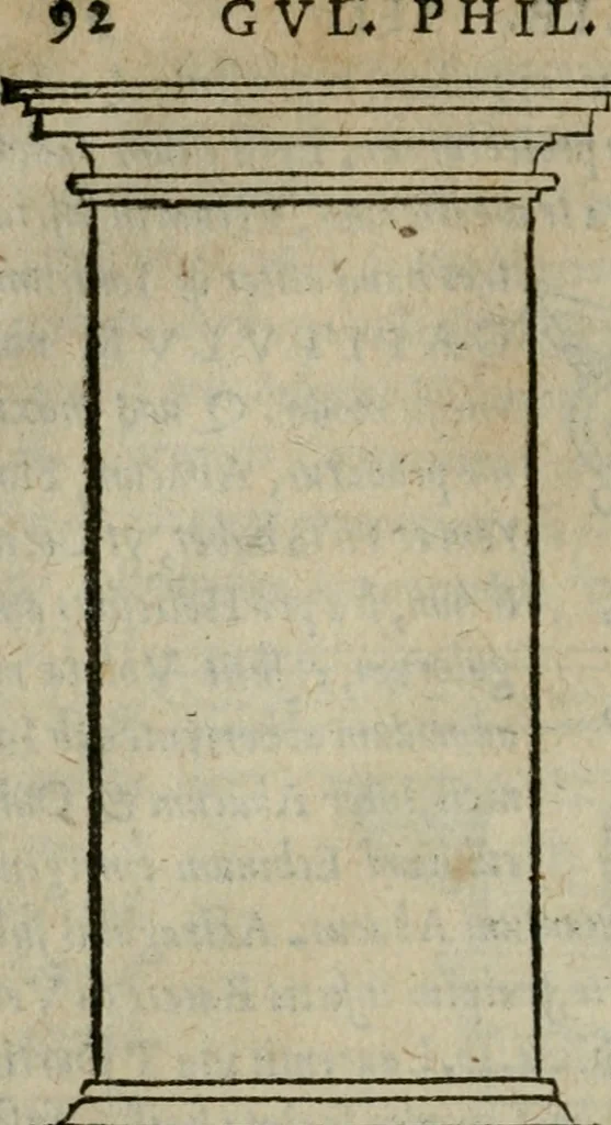 An illustration from Gvlielmi Philandri Castilionii Galli civis Ro. In decem libros M. Vitruuii Pollionis de architectura annotationes : cum indicibus graeco & latino locupletissimis, 1544, leaf 111