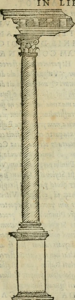 An illustration from Gvlielmi Philandri Castilionii Galli civis Ro. In decem libros M. Vitruuii Pollionis de architectura annotationes : cum indicibus graeco & latino locupletissimis, 1544, leaf 112