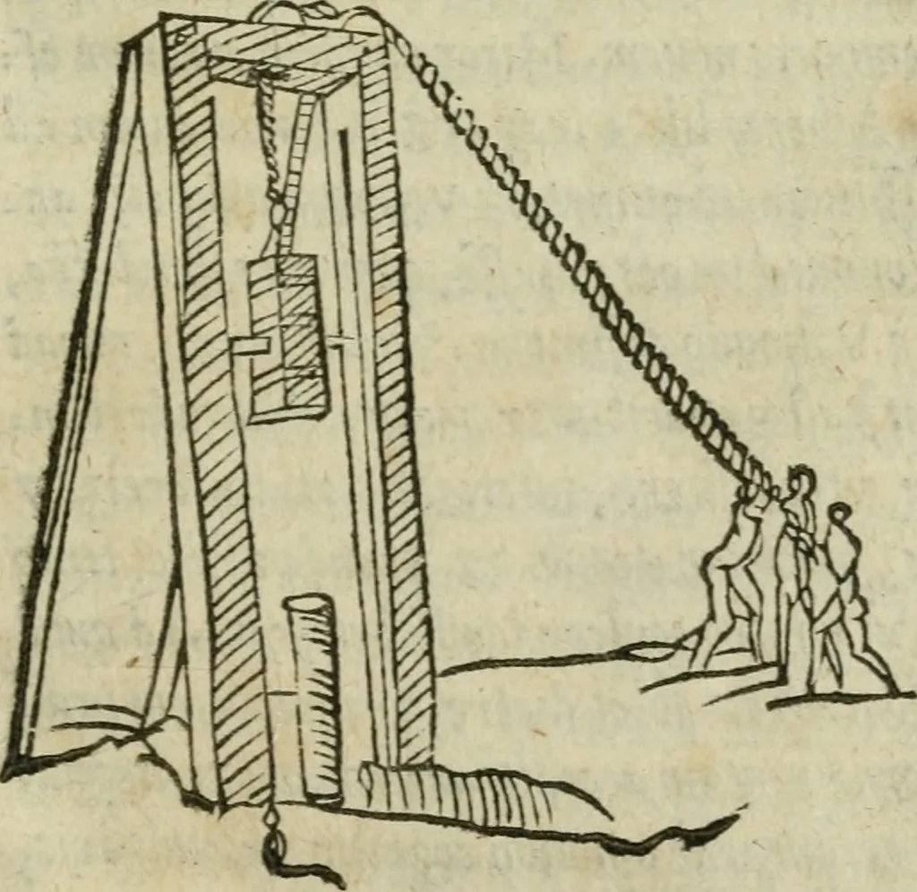 An illustration from Gvlielmi Philandri Castilionii Galli civis Ro. In decem libros M. Vitruuii Pollionis de architectura annotationes : cum indicibus graeco & latino locupletissimis, 1544, leaf 114