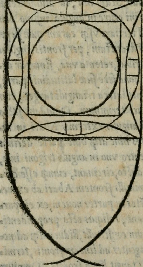An illustration from Gvlielmi Philandri Castilionii Galli civis Ro. In decem libros M. Vitruuii Pollionis de architectura annotationes : cum indicibus graeco & latino locupletissimis, 1544, leaf 135