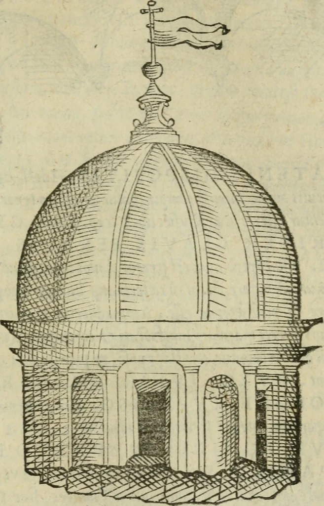 An illustration from Gvlielmi Philandri Castilionii Galli civis Ro. In decem libros M. Vitruuii Pollionis de architectura annotationes : cum indicibus graeco & latino locupletissimis, 1544, leaf 238