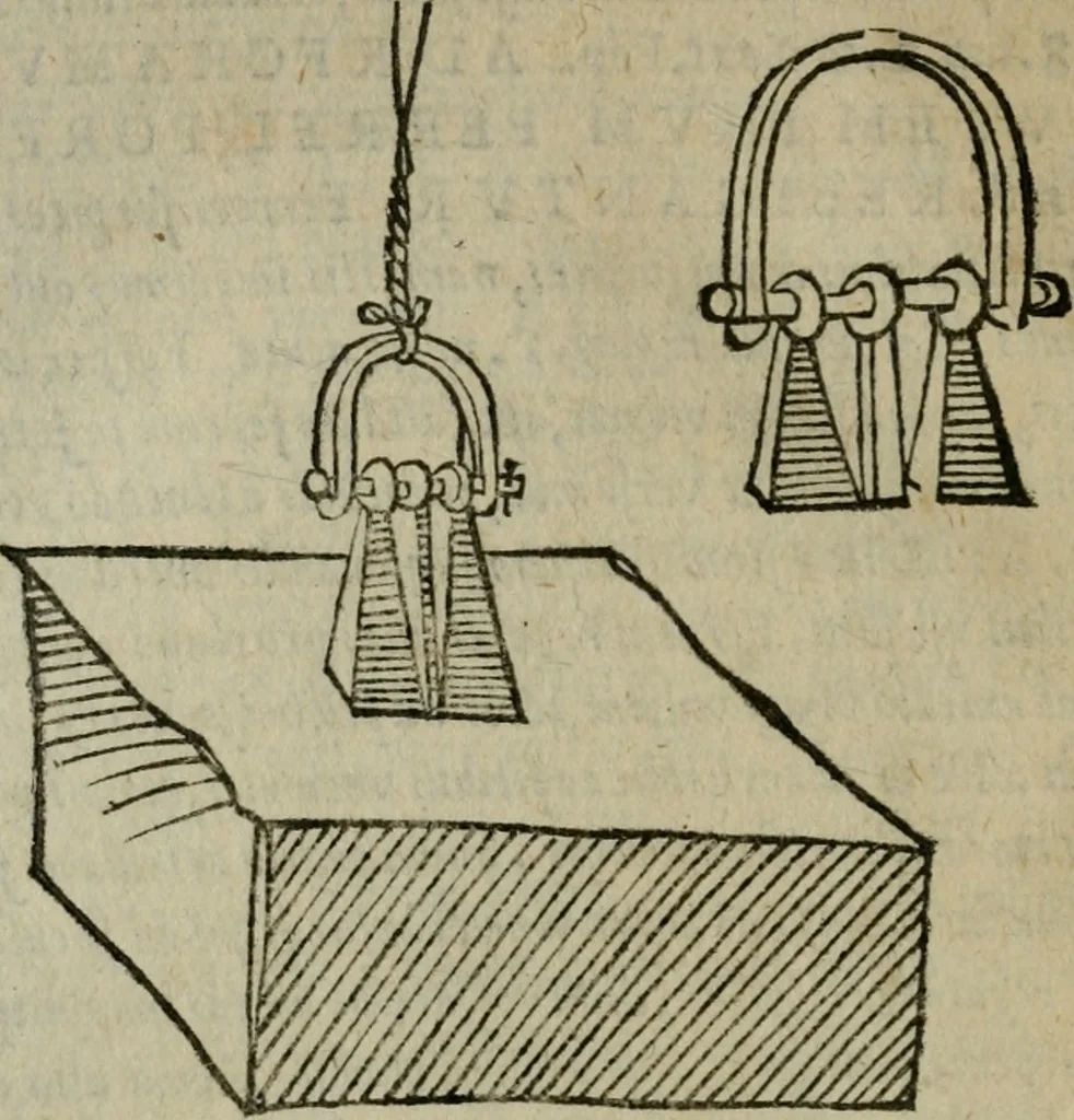 An illustration from Gvlielmi Philandri Castilionii Galli civis Ro. In decem libros M. Vitruuii Pollionis de architectura annotationes : cum indicibus graeco & latino locupletissimis, 1544, leaf 357