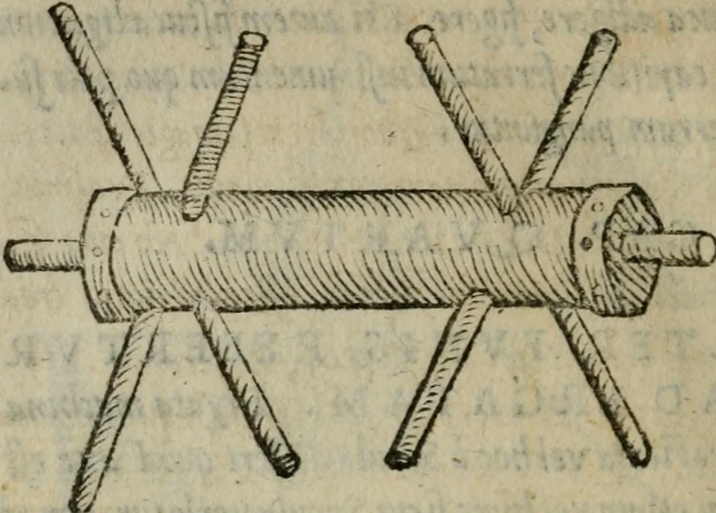 An illustration from Gvlielmi Philandri Castilionii Galli civis Ro. In decem libros M. Vitruuii Pollionis de architectura annotationes : cum indicibus graeco & latino locupletissimis, 1544, leaf 359