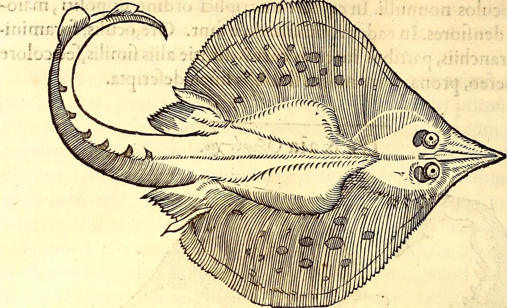 An illustration from Gvlielmi Rondeletii ... Libri de piscibus marinis, in quibus veræ piscium effigies expressæ sunt .., 1554, leaf 367