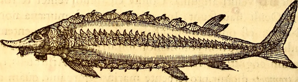 An illustration from Gvlielmi Rondeletii ... Libri de piscibus marinis, in quibus veræ piscium effigies expressæ sunt .., 1554, leaf 429