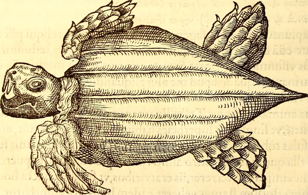 An illustration from Gvlielmi Rondeletii ... Libri de piscibus marinis, in quibus veræ piscium effigies expressæ sunt .., 1554, leaf 469
