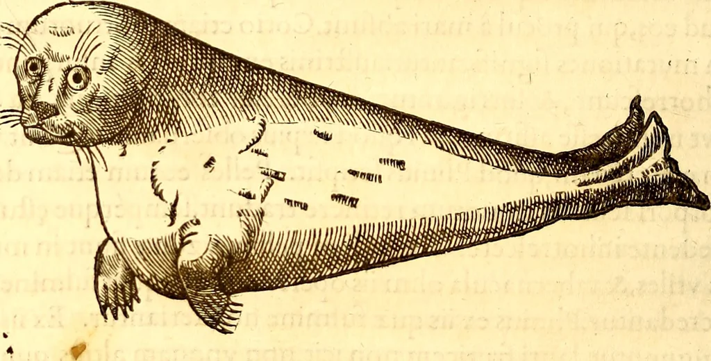 An illustration from Gvlielmi Rondeletii ... Libri de piscibus marinis, in quibus veræ piscium effigies expressæ sunt .., 1554, leaf 477