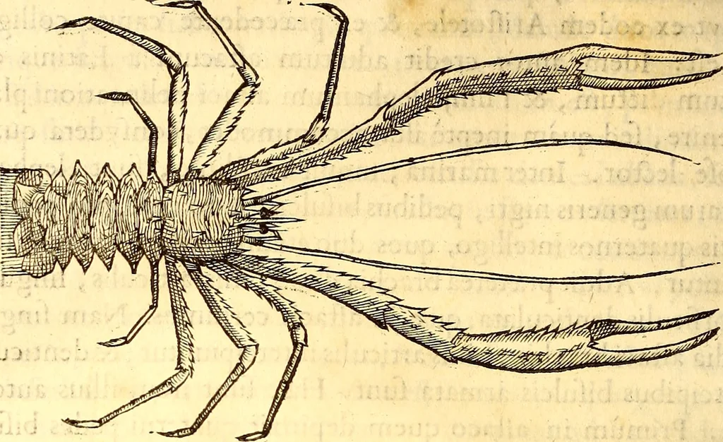 An illustration from Gvlielmi Rondeletii ... Libri de piscibus marinis, in quibus veræ piscium effigies expressæ sunt .., 1554, leaf 561