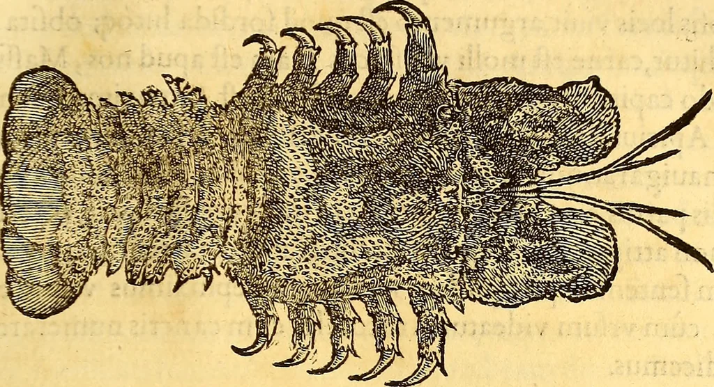 An illustration from Gvlielmi Rondeletii ... Libri de piscibus marinis, in quibus veræ piscium effigies expressæ sunt .., 1554, leaf 564