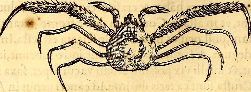 An illustration from Gvlielmi Rondeletii ... Libri de piscibus marinis, in quibus veræ piscium effigies expressæ sunt .., 1554, leaf 587