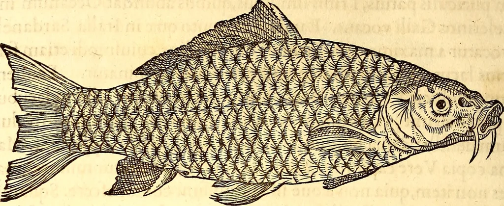 An illustration from Gvlielmi Rondeletii ... Libri de piscibus marinis, in quibus veræ piscium effigies expressæ sunt .., 1554, leaf 789