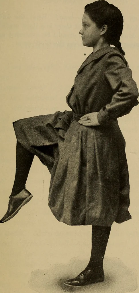 An illustration from Gymnastic exercises for elementary schools, 1904, leaf 172