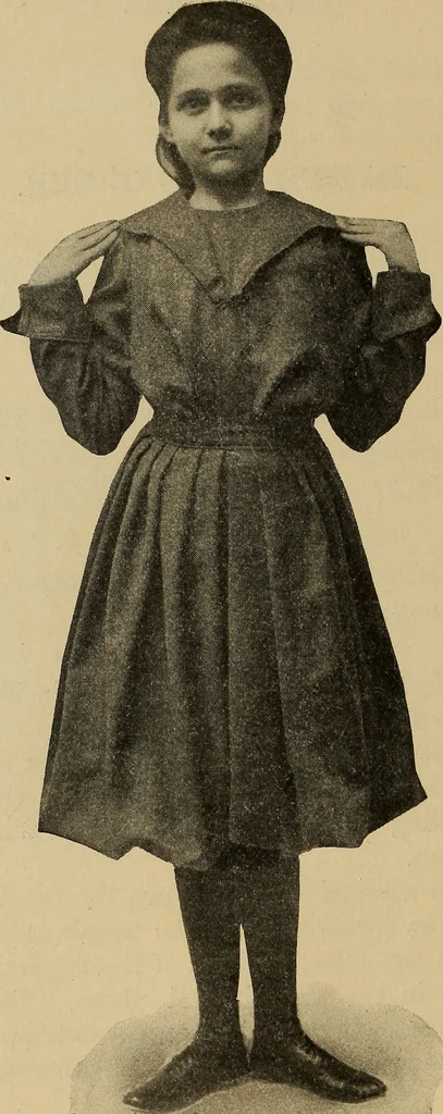 An illustration from Gymnastic exercises for elementary schools, 1904, leaf 35